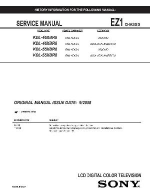 Сервисная инструкция Sony KDL-46XBR8, KDL-55XBR8 EZ1 ― Manual-Shop.ru