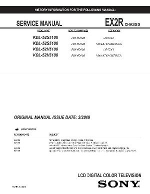 Сервисная инструкция Sony KDL-52S5100, KDL-52V5100 EX2R ― Manual-Shop.ru