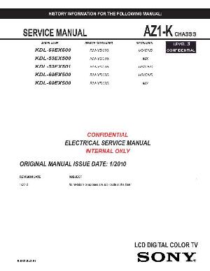 Сервисная инструкция Sony KDL-55EX500, KDL-55EX501, KDL-60EX500 Level 3 ― Manual-Shop.ru