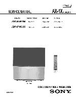 Сервисная инструкция Sony KDP-51WS655, KDL-57WS655, AX-1X