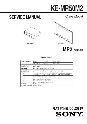 Сервисная инструкция Sony KE-MR50M2 ― Manual-Shop.ru