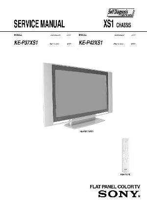 Сервисная инструкция Sony KE-P37XS1, KE-P42XS1 XS1 ― Manual-Shop.ru