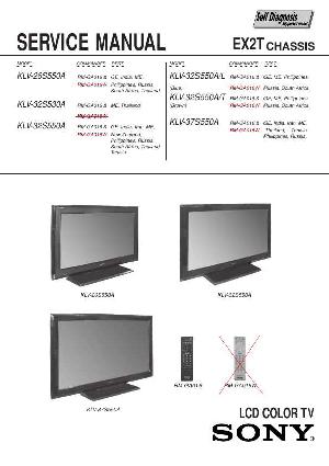 Сервисная инструкция Sony KLV-26S550A, KDL-32S550A, KDL-37S550A EX2T chassis ― Manual-Shop.ru