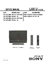 Сервисная инструкция Sony KLV-26U300A, KLV-32U300A, KLV-37U300A, (LAX U chassis)
