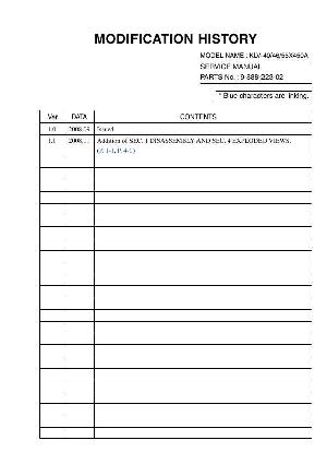 Сервисная инструкция Sony KLV-40X450A, KLV-46X450A, KLV-55X450A ― Manual-Shop.ru
