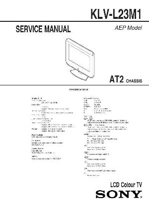 Сервисная инструкция Sony KLV-L23M1 ― Manual-Shop.ru