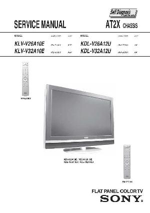 Сервисная инструкция Sony KLV-V26A10E, KLV-V32A10E, AT2X ― Manual-Shop.ru