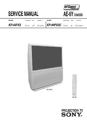Сервисная инструкция Sony KP-44PX3 ― Manual-Shop.ru
