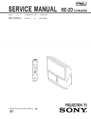 Сервисная инструкция Sony KP-51DS1U, RE-2D ― Manual-Shop.ru