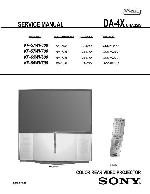 Service manual Sony KP-57WV600, KP-57WV700, KP-65WV600, KP-65WV700