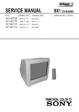 Сервисная инструкция Sony KV-14CT1K (BX1 chassis) ― Manual-Shop.ru