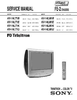 Сервисная инструкция Sony KV-14LM1K, KV-14LT1K, FE-2 шасси ― Manual-Shop.ru