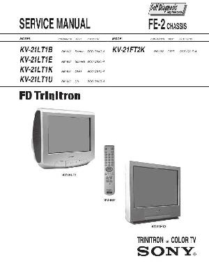 Сервисная инструкция Sony KV-21FT2K, KV-21LT1 (FE-2 chassis) ― Manual-Shop.ru