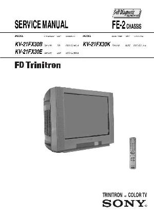 Сервисная инструкция Sony KV-21FX30K  ― Manual-Shop.ru