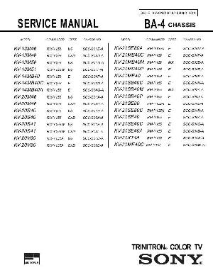 Service manual Sony KV-21SE40, KV-21SE80 ― Manual-Shop.ru