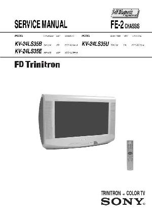 Сервисная инструкция Sony KV-24LS35E, FE-2 chassis ― Manual-Shop.ru