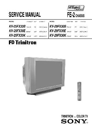 Сервисная инструкция Sony KV-25FX30K, KV-29FX30K (FE-2 chassis) ― Manual-Shop.ru