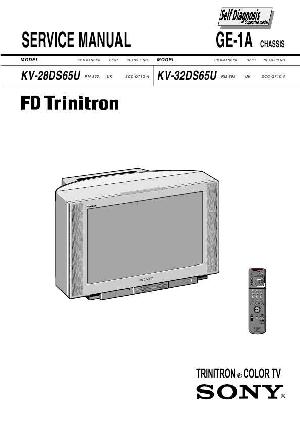 Сервисная инструкция Sony KV-28DS65U, KV-32DS65U  ― Manual-Shop.ru