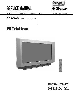 Сервисная инструкция Sony KV-28FS20U, BE-3E chassis ― Manual-Shop.ru