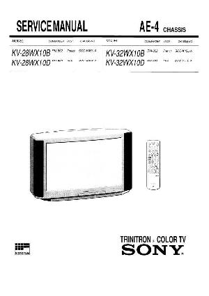Сервисная инструкция Sony KV-28WX10, KV-32WX10 ― Manual-Shop.ru