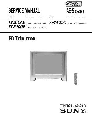 Сервисная инструкция Sony KV-29FQ65E, KV-29FQ65K (AE-5 chassis) ― Manual-Shop.ru
