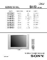 Сервисная инструкция Sony KV-27FV300, KV-29FV300, KV-32FV300, KV-36FV300 (BA-5D chassis)