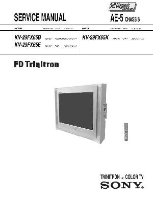 Сервисная инструкция Sony KV-29FX65K, AE-5 ― Manual-Shop.ru