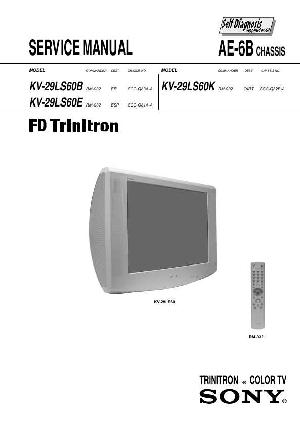 Сервисная инструкция Sony KV-29LS60K (AE-6B chassis) ― Manual-Shop.ru