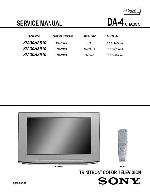 Сервисная инструкция Sony KV-30HS510, DA-4 chassis