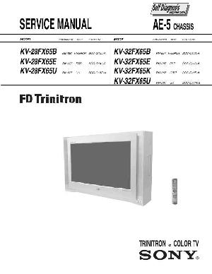 Сервисная инструкция Sony KV-32FX65K, AE-5 ― Manual-Shop.ru