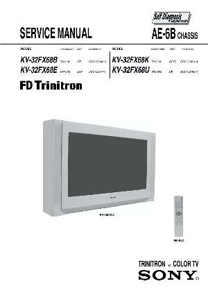 Сервисная инструкция Sony KV-32FX68K (AE-6B chassis) ― Manual-Shop.ru