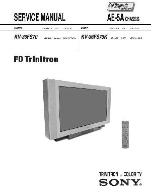 Сервисная инструкция Sony KV-36FS70K, AE-5A ― Manual-Shop.ru