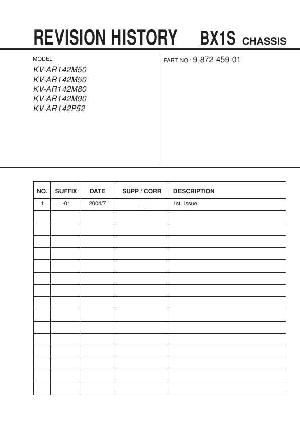 Сервисная инструкция Sony KV-AR142M50, M80, M90, P52, BX1S шасси ― Manual-Shop.ru