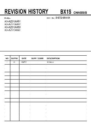 Сервисная инструкция Sony KV-AZ213M81 BX1S ― Manual-Shop.ru