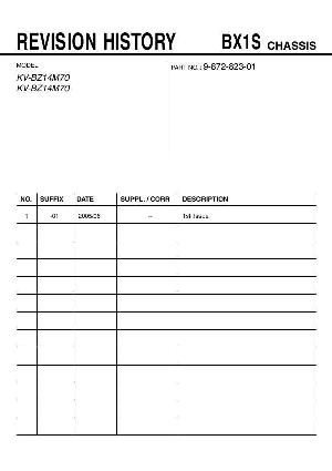 Сервисная инструкция Sony KV-BZ14M70 BX1S ― Manual-Shop.ru