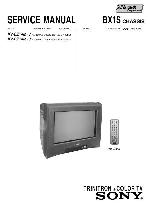 Сервисная инструкция Sony KV-BZ14M70 BX1S