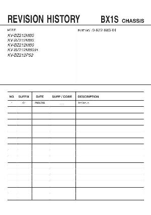 Сервисная инструкция Sony KV-BZ212M80 BX1S ― Manual-Shop.ru