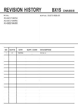 Сервисная инструкция Sony KV-BZ216M80 BX1S ― Manual-Shop.ru