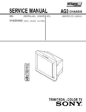 Сервисная инструкция Sony KV-ES34K90, AG3 chassis ― Manual-Shop.ru