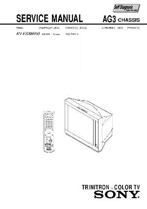 Сервисная инструкция Sony KV-ES38N90 (AG3 chassis) ― Manual-Shop.ru