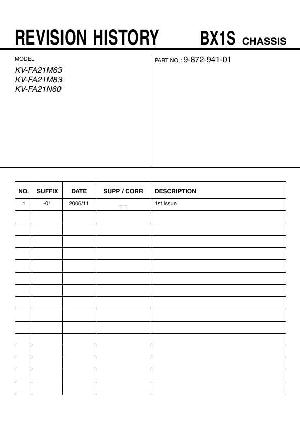 Сервисная инструкция Sony KV-FA21M63 BX1S ― Manual-Shop.ru