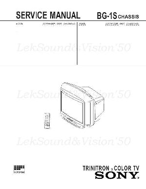 Сервисная инструкция Sony KV-J21MF2J, KV-2119M5J BG1S ― Manual-Shop.ru