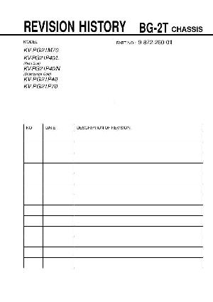 Сервисная инструкция Sony KV-PG21M70, BG-2T ― Manual-Shop.ru