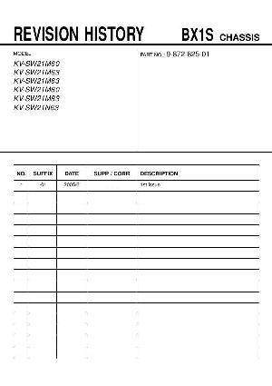 Сервисная инструкция Sony KV-SW21M63 BX1S ― Manual-Shop.ru