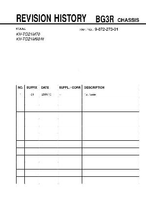 Сервисная инструкция Sony KV-TG21, BG2T CHASSIS ― Manual-Shop.ru