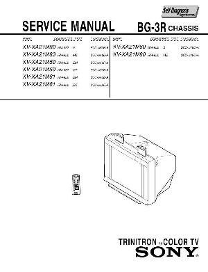 Сервисная инструкция Sony KV-XA21M80 ― Manual-Shop.ru