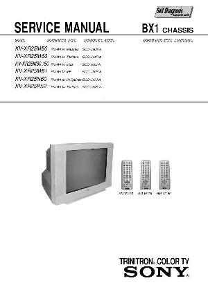 Сервисная инструкция Sony KV-XR25M50, KV-XR25M60, KV-XR25M80 ― Manual-Shop.ru
