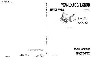 Сервисная инструкция Sony PCV-LX700, PCV-LX800 ― Manual-Shop.ru