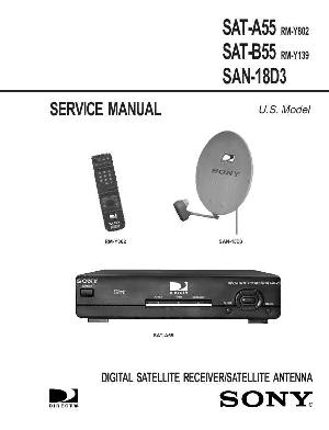 Сервисная инструкция Sony SAT-A55, SAT-B55, SAN-18D3 ― Manual-Shop.ru