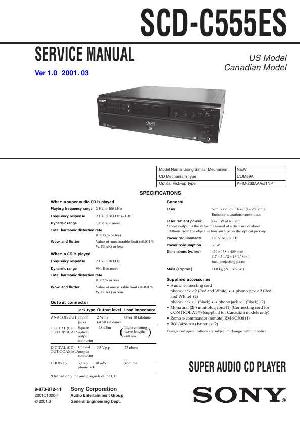 Сервисная инструкция Sony SCD-C555ES ― Manual-Shop.ru